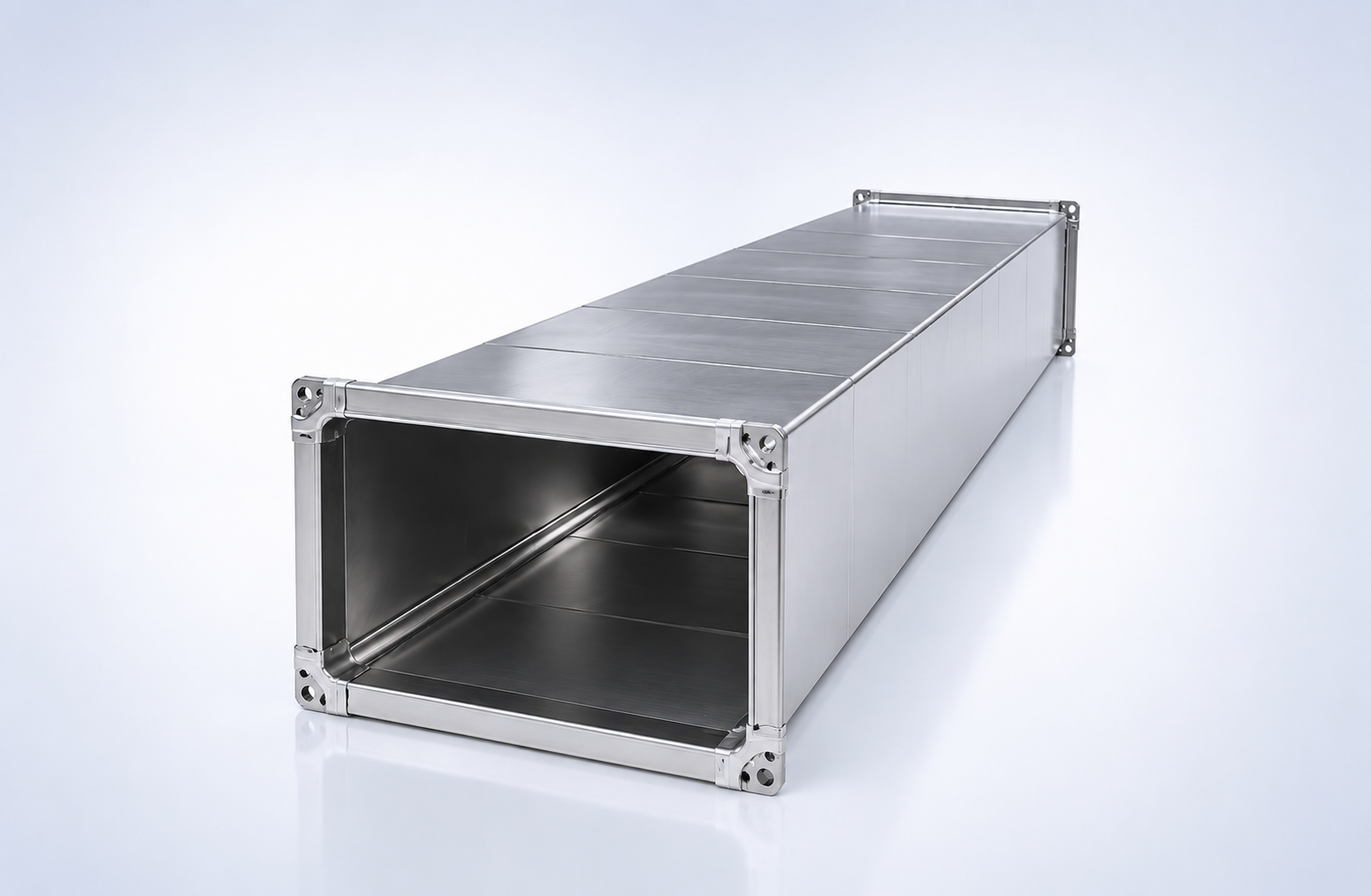 Galvanized Rectangular Air Duct With Fastening Flange product view